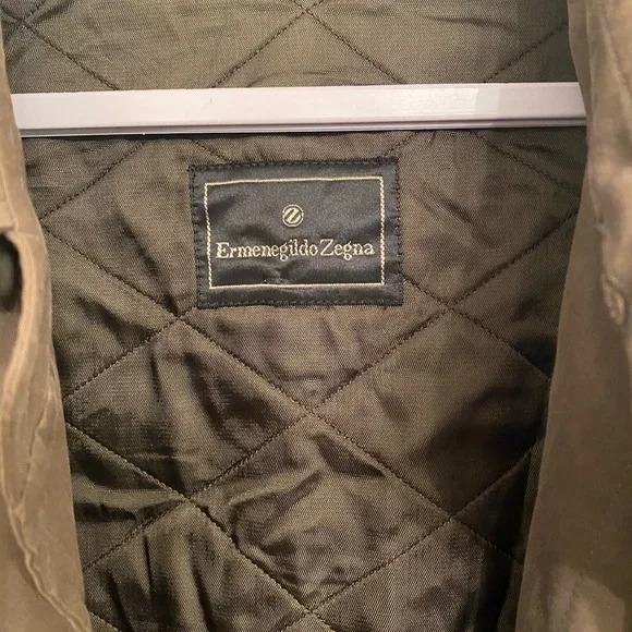 SOLD Ermenegildo Zegna Vintage Long Coat with Removable Liner - Picture 7 of 11